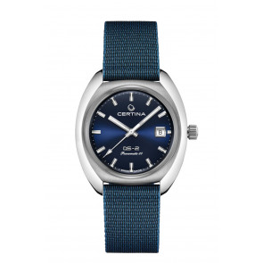 Correa de reloj Certina C604022915 Nylon/perlón Azul 20mm