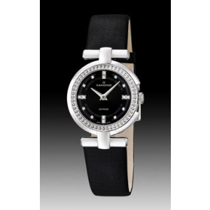 Correa de reloj Candino C4560-2 Cuero Negro 16mm