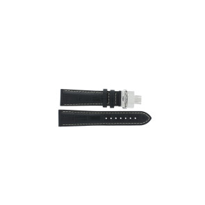 Correa de reloj Certina C001639 / C600014933 Cuero Negro 21mm