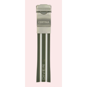 Correa de reloj Certina C603018001 Caucho Bicolor