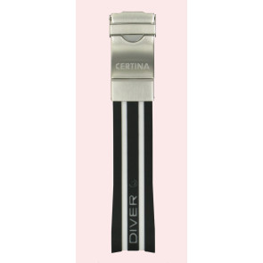 Correa de reloj Certina C603018003 Caucho Bicolor 22mm