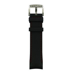 Correa de reloj Certina C0244471705103A Caucho Negro