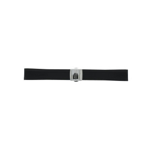 Correa de reloj Certina C603019309 Caucho Negro 22mm
