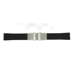 Correa de reloj Certina C0324071705160A / C0324071705100A / C603020937 Caucho Negro 21mm