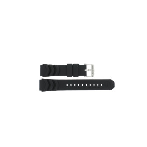 Correa de reloj Certina C603022980 Caucho Negro 20mm