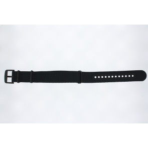 Correa de reloj Certina C0326073805100A / C604023343 Nylon/perlón Negro 21mm