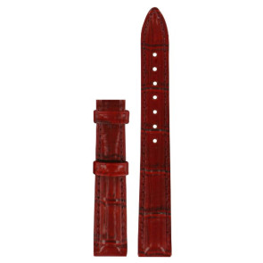 Correa de reloj Certina C610020015 Cuero Rojo 14mm