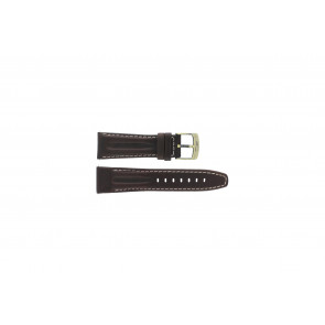 Correa de reloj Camel 6420-6429 Cuero Marrón oscuro 24mm