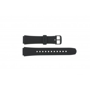 Correa de reloj Casio 10134116 / AW-S90-1A / AW-S90 Plástico Negro 18mm