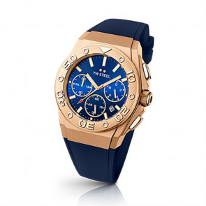 Correa de reloj TW Steel CEB5010 Silicona Azul 22mm