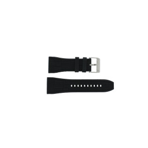 Correa de reloj Fossil CH2576 / CH2577 Caucho Negro 30mm