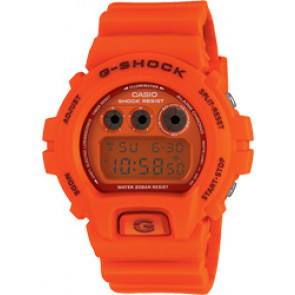 Correa de reloj Casio DW-6900MM / GW-M5610MR / 10635867 Plástico Naranja 16mm