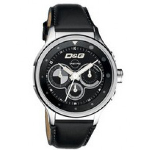 Correa de reloj Dolce & Gabbana DW0211 Cuero Negro 20mm