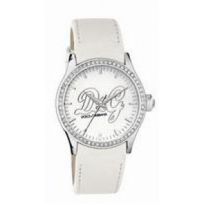 Correa de reloj Dolce & Gabbana DW0269 Cuero Blanco 20mm