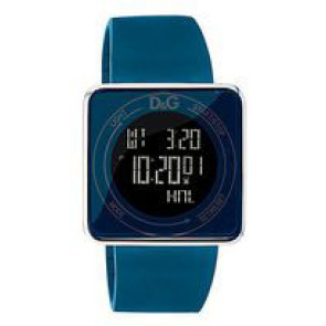 Correa de reloj Dolce & Gabbana DW0736 Caucho Azul 28mm