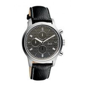 Correa de reloj Dolce & Gabbana DW0751 Cuero Negro 21mm