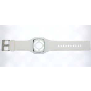 Correa de reloj (Combinación de correa + caja) Diesel DZ1321 Plástico Blanco 35mm