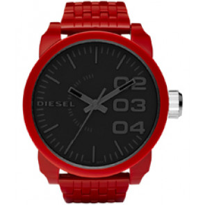 Correa de reloj Diesel DZ1462 Plástico Rojo 28mm