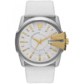 Correa de reloj Diesel DZ1476 Cuero Blanco 27mm