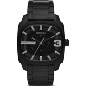 Correa de reloj Diesel DZ1650 Acero inoxidable Negro 24mm