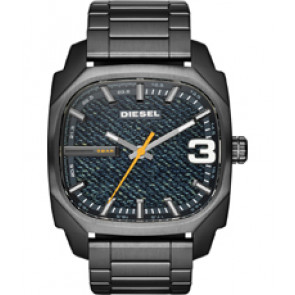 Correa de reloj Diesel DZ1693 Acero inoxidable Gris antracita 24mm