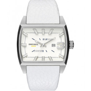 Correa de reloj Diesel DZ1705 Cuero Blanco 30mm