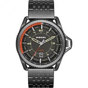 Correa de reloj Diesel DZ1719 Acero inoxidable Gris antracita 24mm