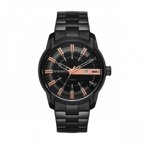 Correa de reloj Diesel DZ1767 Acero inoxidable Negro 23mm