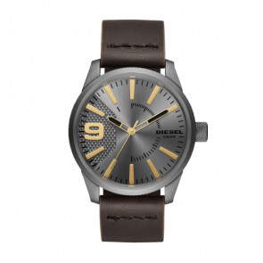Correa de reloj Diesel DZ1843 Cuero Marrón oscuro 24mm