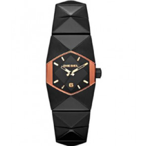 Correa de reloj Diesel DZ5327 Acero inoxidable Negro 19mm