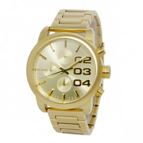 Correa de reloj Diesel DZ5435 Acero inoxidable Chapado en oro 20mm