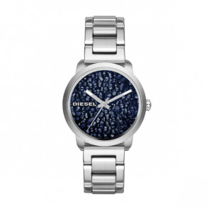 Diesel correa de reloj DZ5522 Metal Plateado 18mm