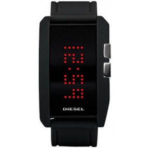 Diesel correa de reloj DZ7164 Silicona Negro