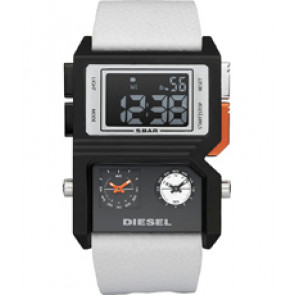 Correa de reloj Diesel DZ7175 Cuero Blanco 30mm