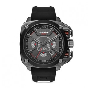Correa de reloj Diesel DZ7356 Silicona Negro 26mm