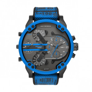 Correa de reloj Diesel DZ7434 Nylon/perlón Azul 28mm