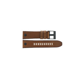 Correa de reloj Reloj inteligente Diesel DZT2002 Cuero Marrón 24mm