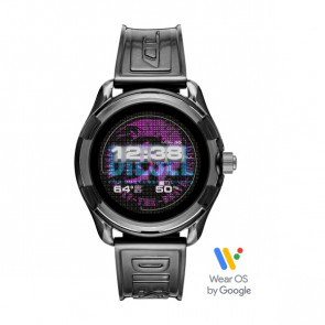 Correa de reloj Reloj inteligente Diesel DZT2018 Plástico Gris 22mm