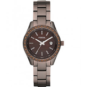 Correa de reloj Fossil ES3022 Acero inoxidable Marrón 14mm