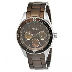 Correa de reloj Fossil ES3033 Aluminio Marrón 18mm