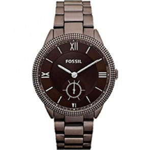 Correa de reloj Fossil ES3067 Acero inoxidable Marrón 18mm
