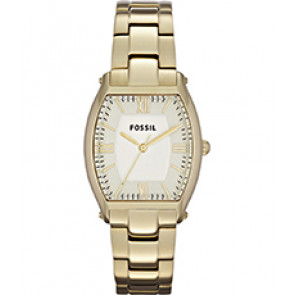Correa de reloj Fossil ES3119 Acero inoxidable Chapado en oro 16mm