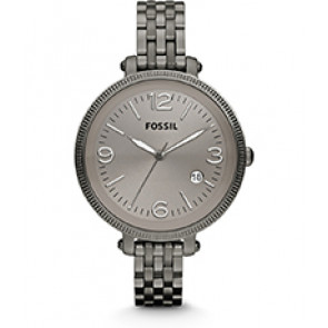 Correa de reloj Fossil ES3131 Acero inoxidable Gris antracita 12mm