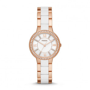 Correa de reloj Fossil ES3561 Acero inoxidable Rosado 14mm