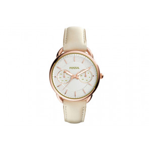 Correa de reloj Fossil ES3954 Cuero Beige 16mm