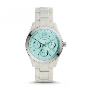 Correa de reloj Fossil ES4019 Plástico Marrón 18mm