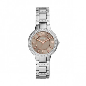 Fossil correa de reloj ES4147 Metal Plateado