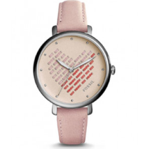 Correa de reloj Fossil ES4153 Cuero Beige 14mm