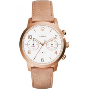 Correa de reloj Fossil ES4238 Cuero Beige 18mm