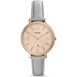 Correa de reloj Fossil ES4304 Cuero Gris 14mm